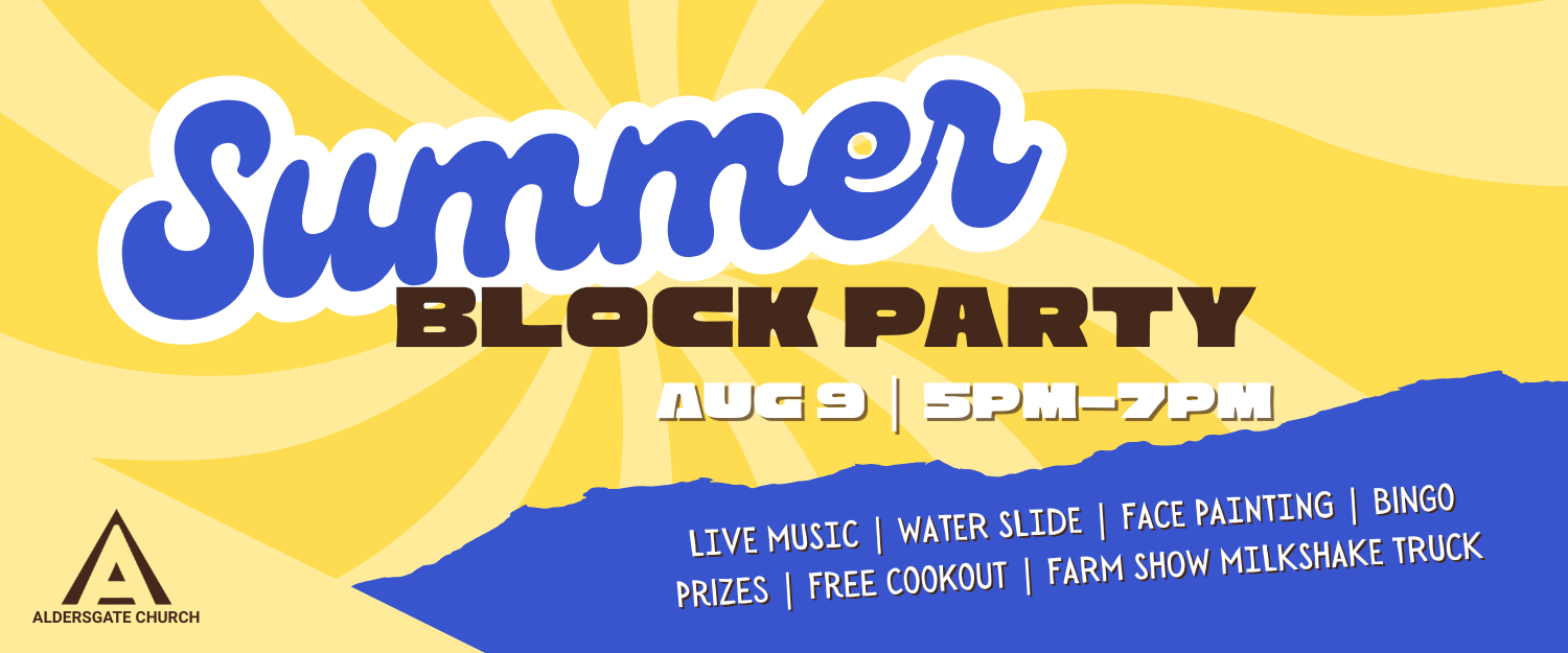 summer block party graphic