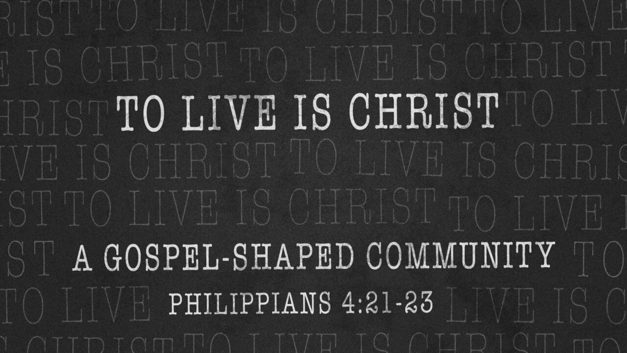 A Gospel-Shaped Community | Smith Grove Baptist Church