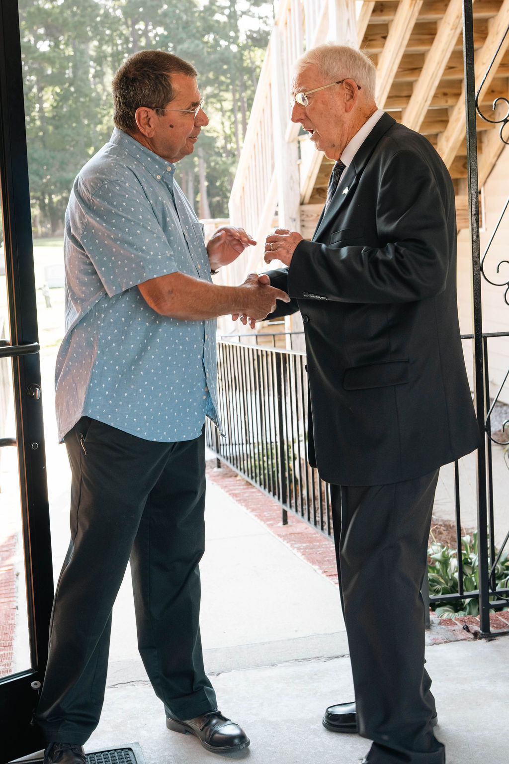 Welcome team member helping visitors feel comfortable at Graham Memorial PHC in Newport, NC