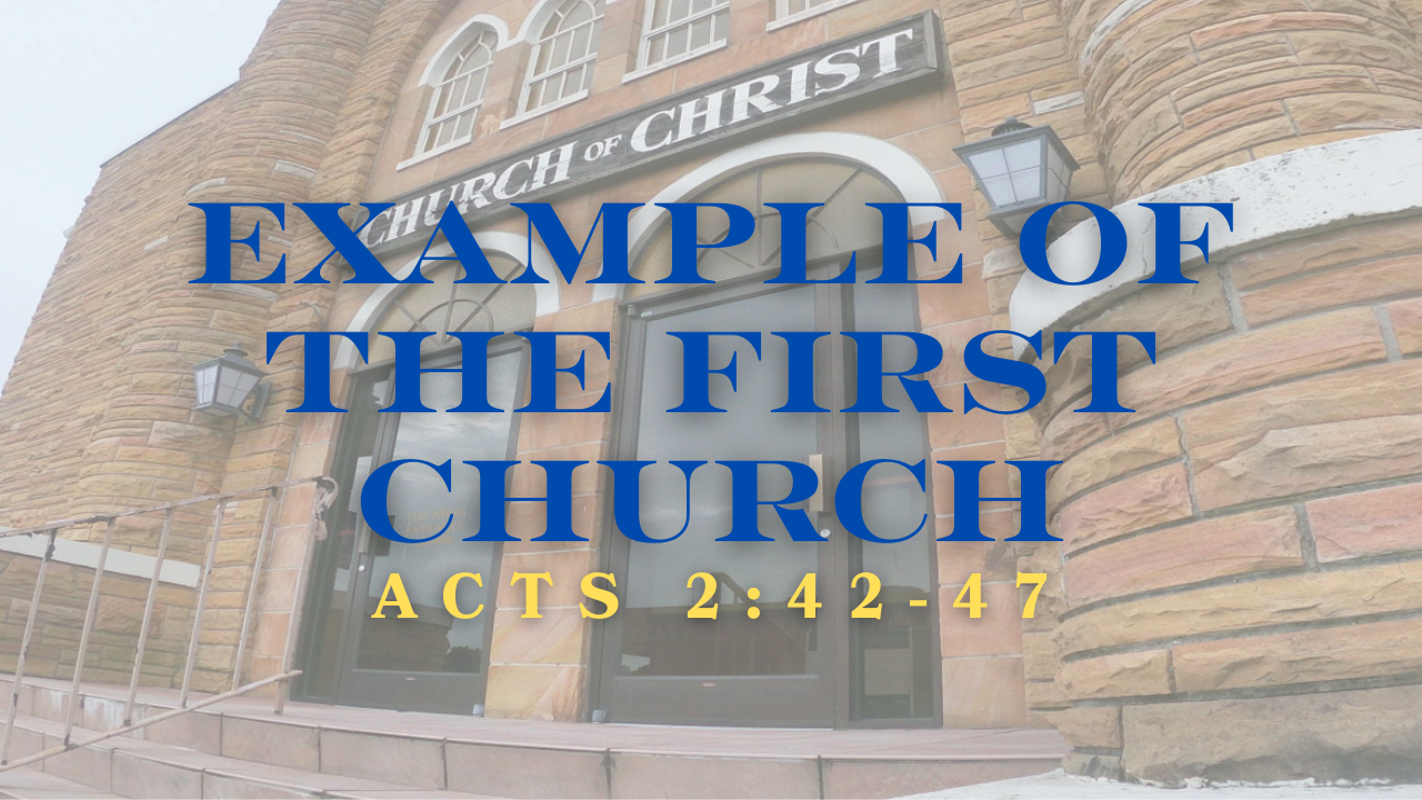 Example of the First Church | And So It Begins | Crossville church of ...