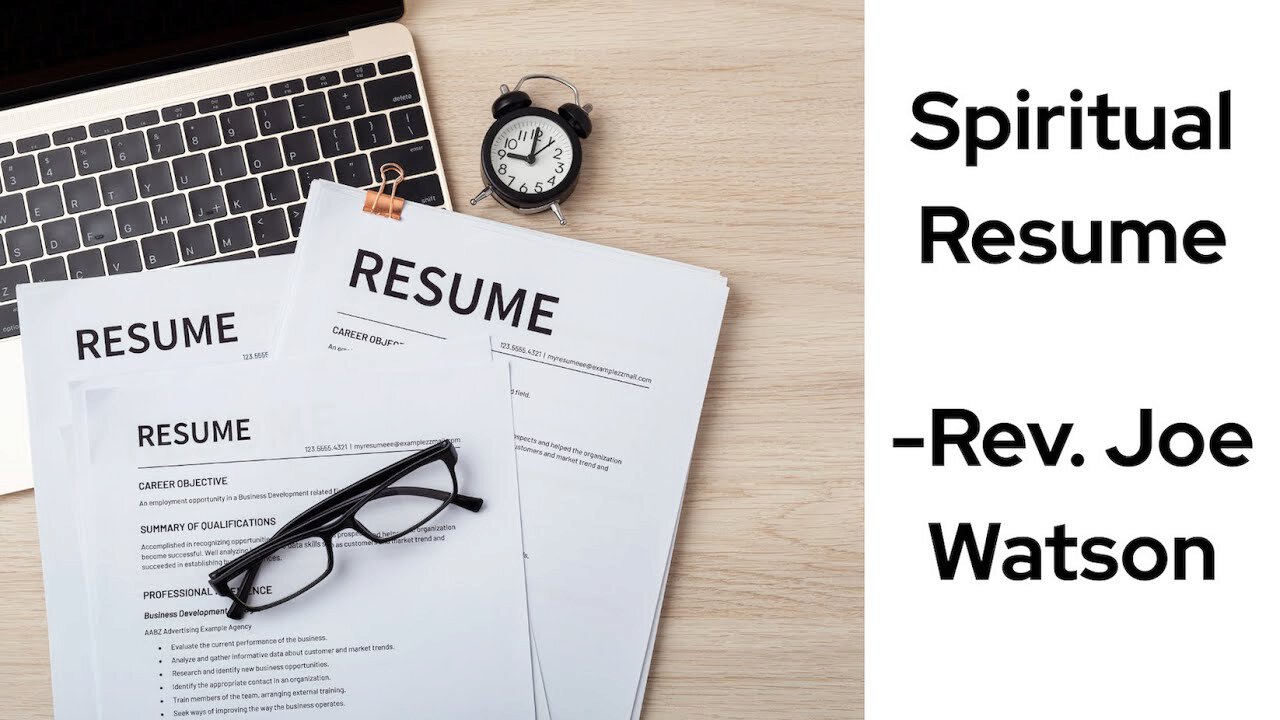 Spiritual Resume | Cornerstone United Methodist Church