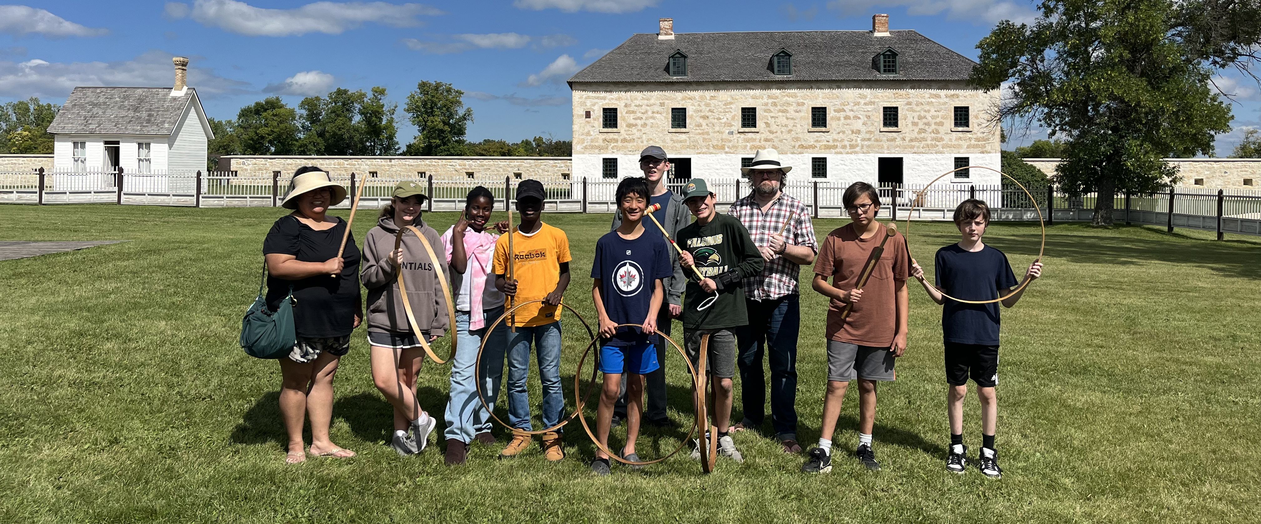 Youth summer outing to Lower Fort Garry