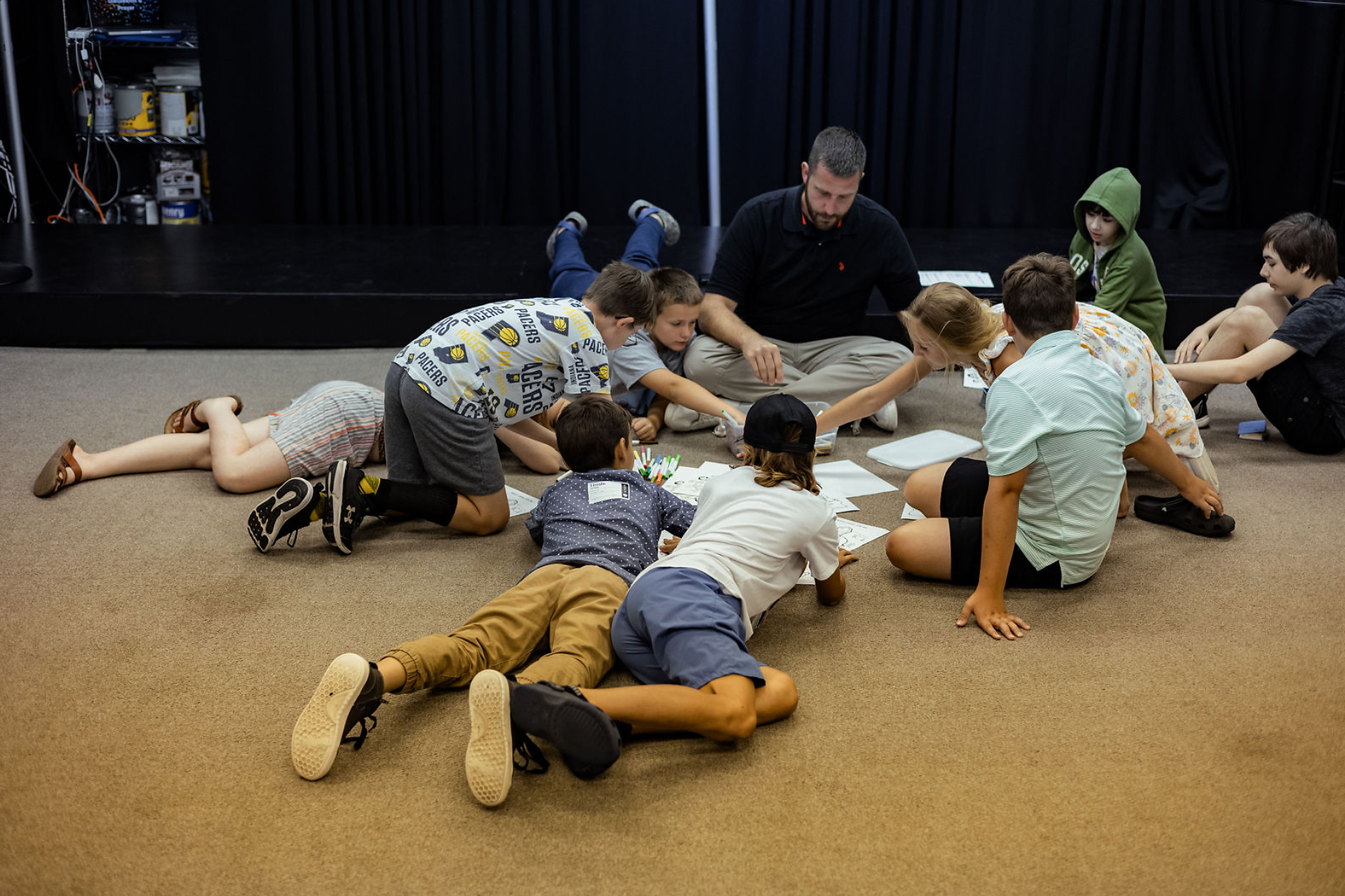 Children participating in Kids Summit at Grace Summit Church in Fort Wayne
