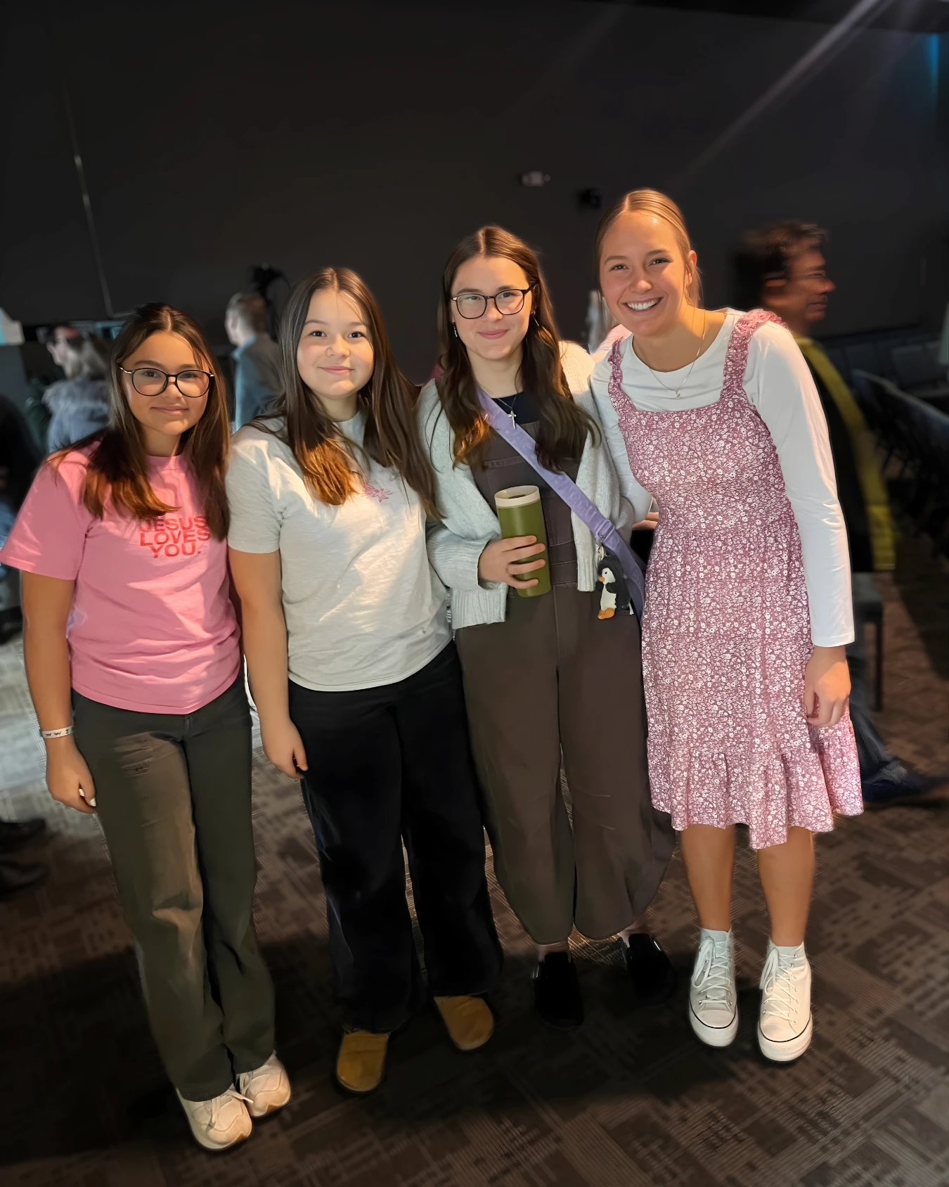 Four students at Ascent Youth in Fort Wayne