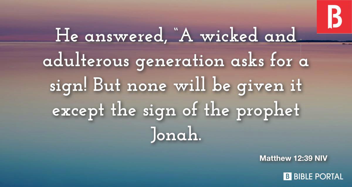 The Demand for a Sign | West Allis Church of Christ