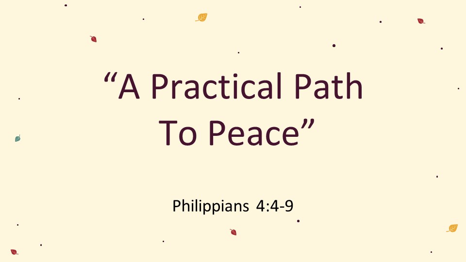 A Practical Path To Peace episode artwork