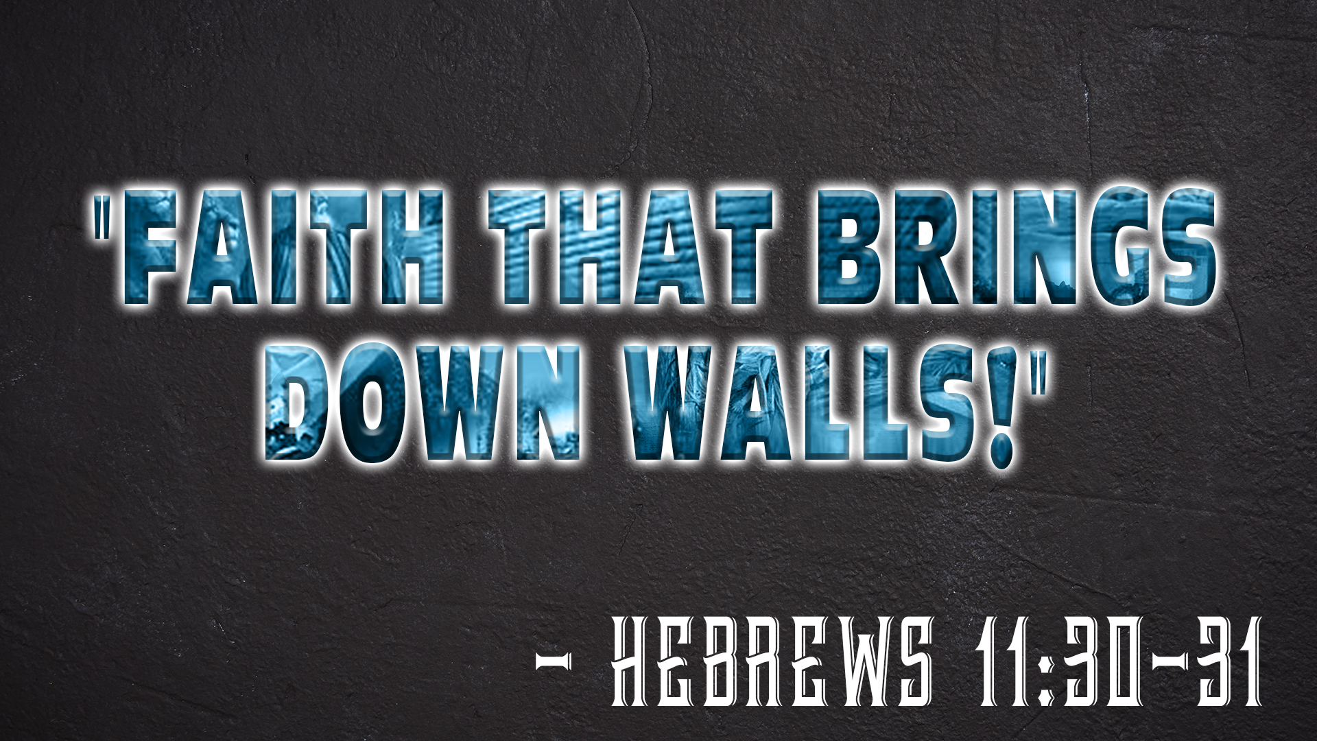 Faith That Brings Down Walls! episode artwork