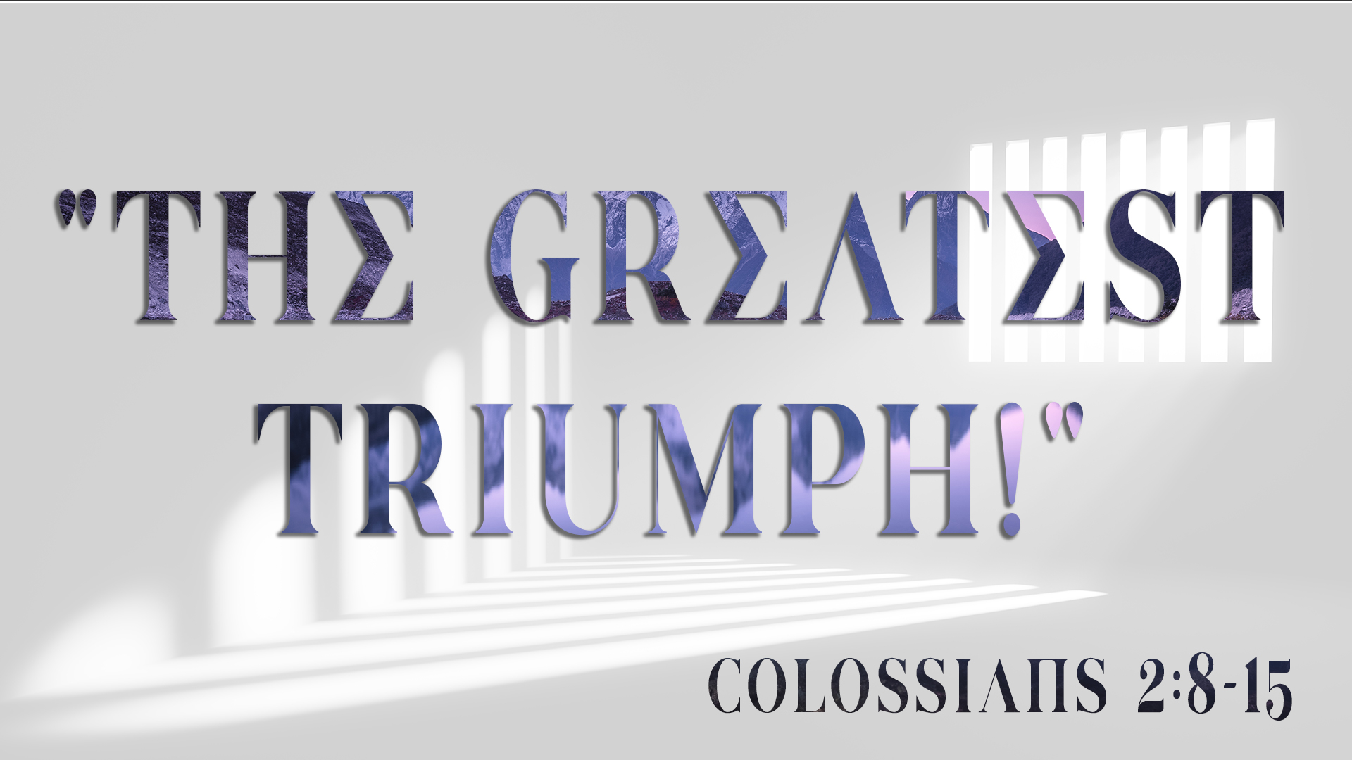 The Greatest Triumph episode artwork