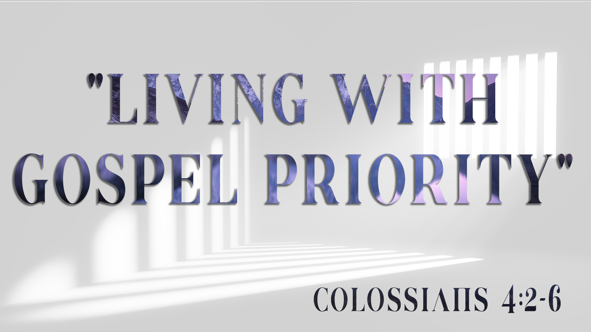 Living With Gospel Priority episode artwork
