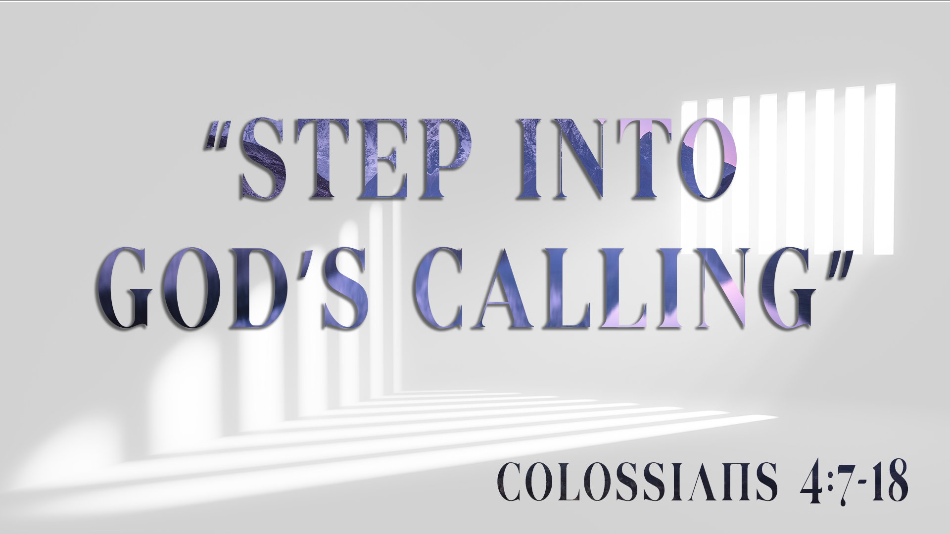 Step Into God's Calling episode artwork