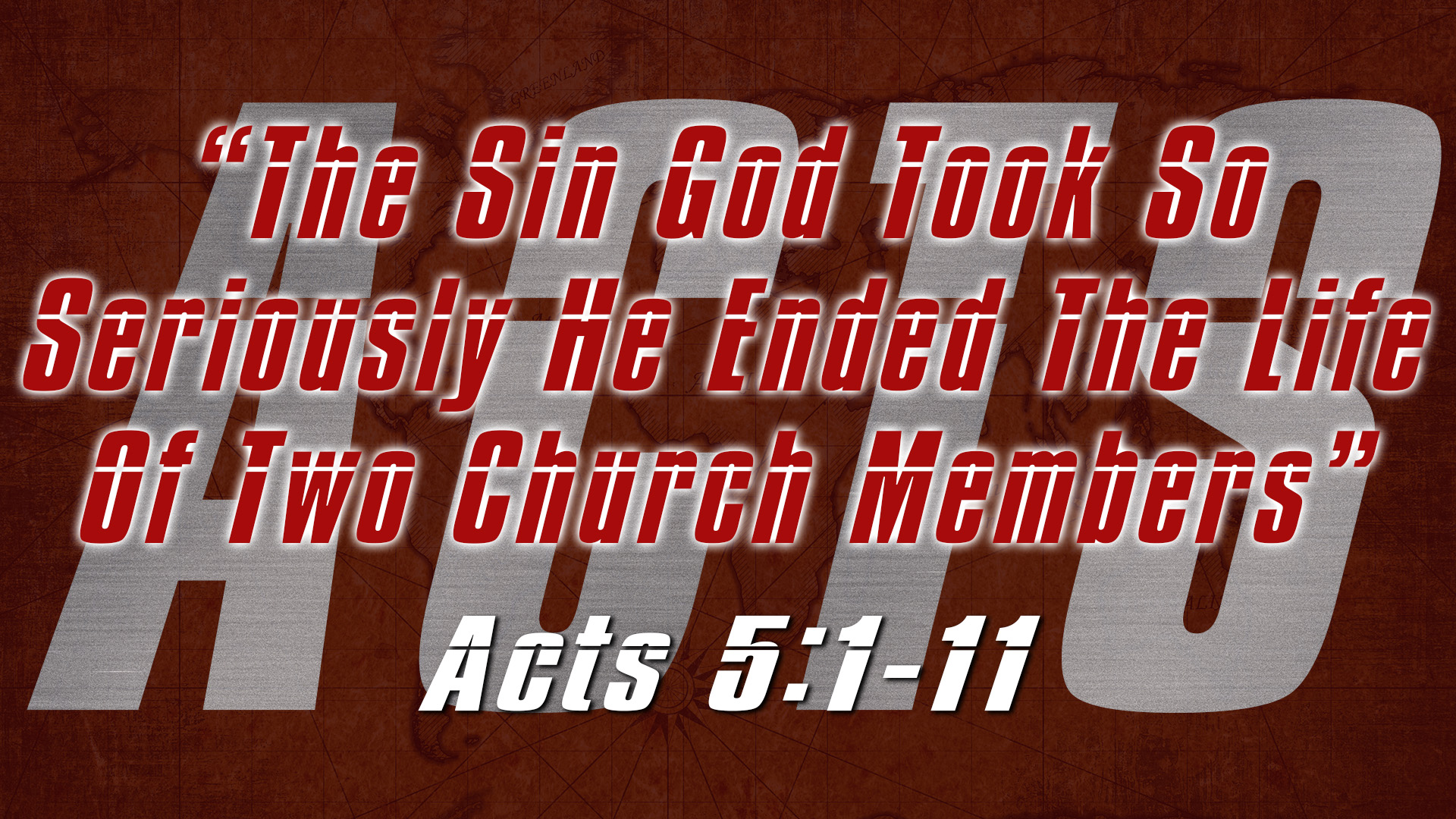 The Sin God Took So Seriously He Ended The Life Of Two Church Memebers episode artwork