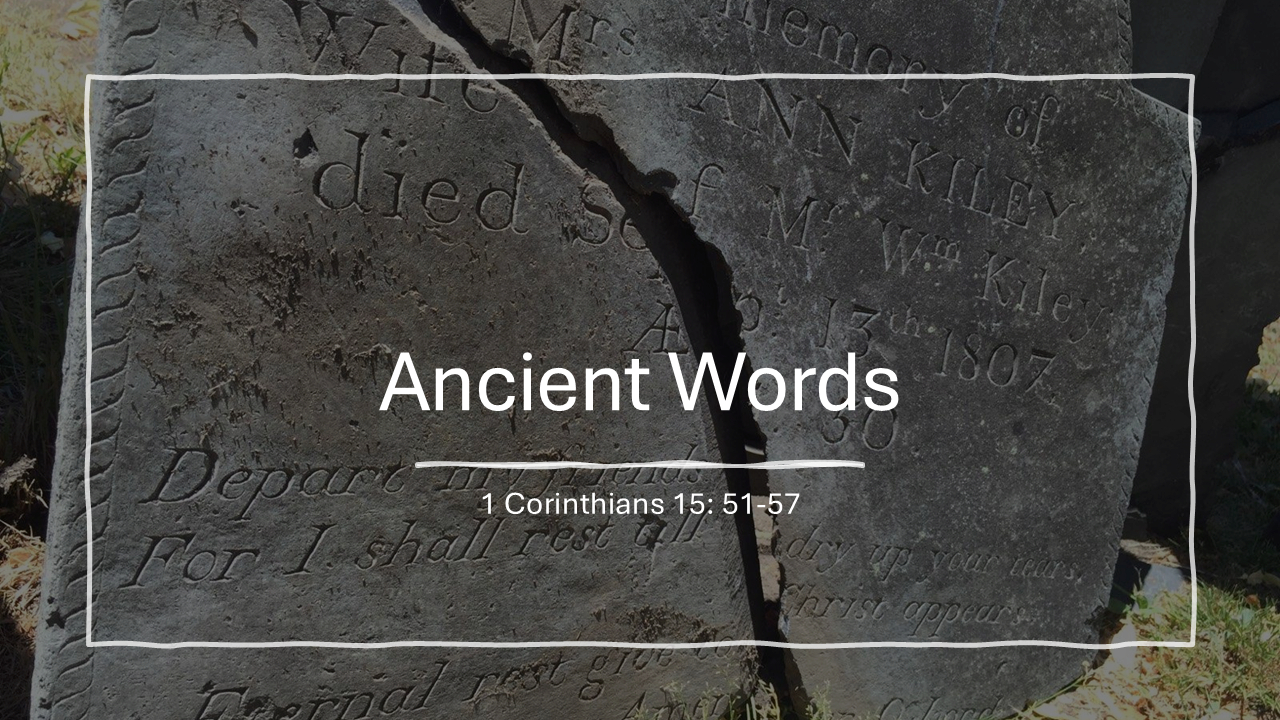 Ancient Words Zion Lutheran Church