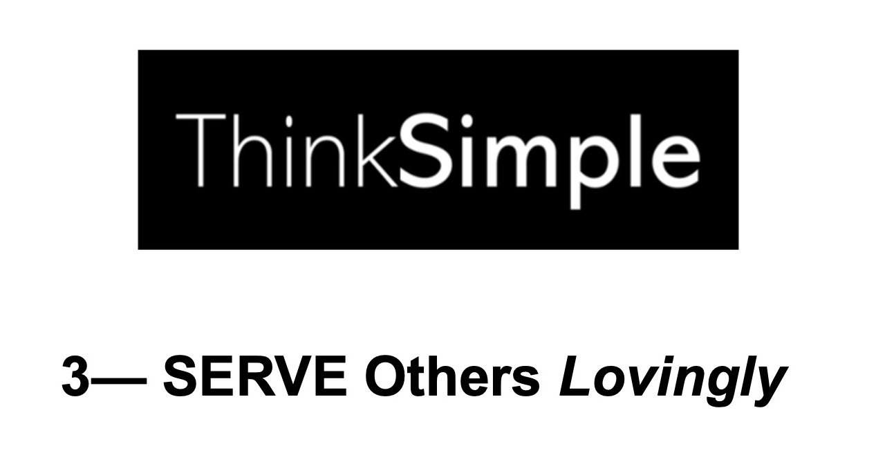 THE SIMPLE SERIES Message 003: “Serve Others Lovingly” episode artwork