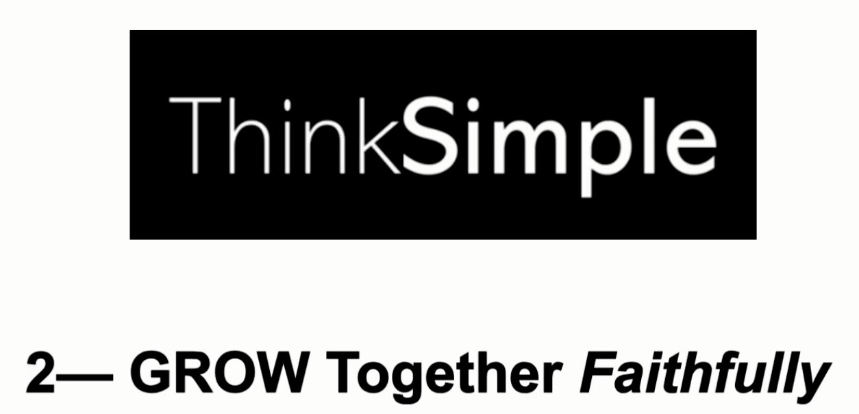 THE SIMPLE SERIES Message 002: “Grow Together Faithfully” episode artwork