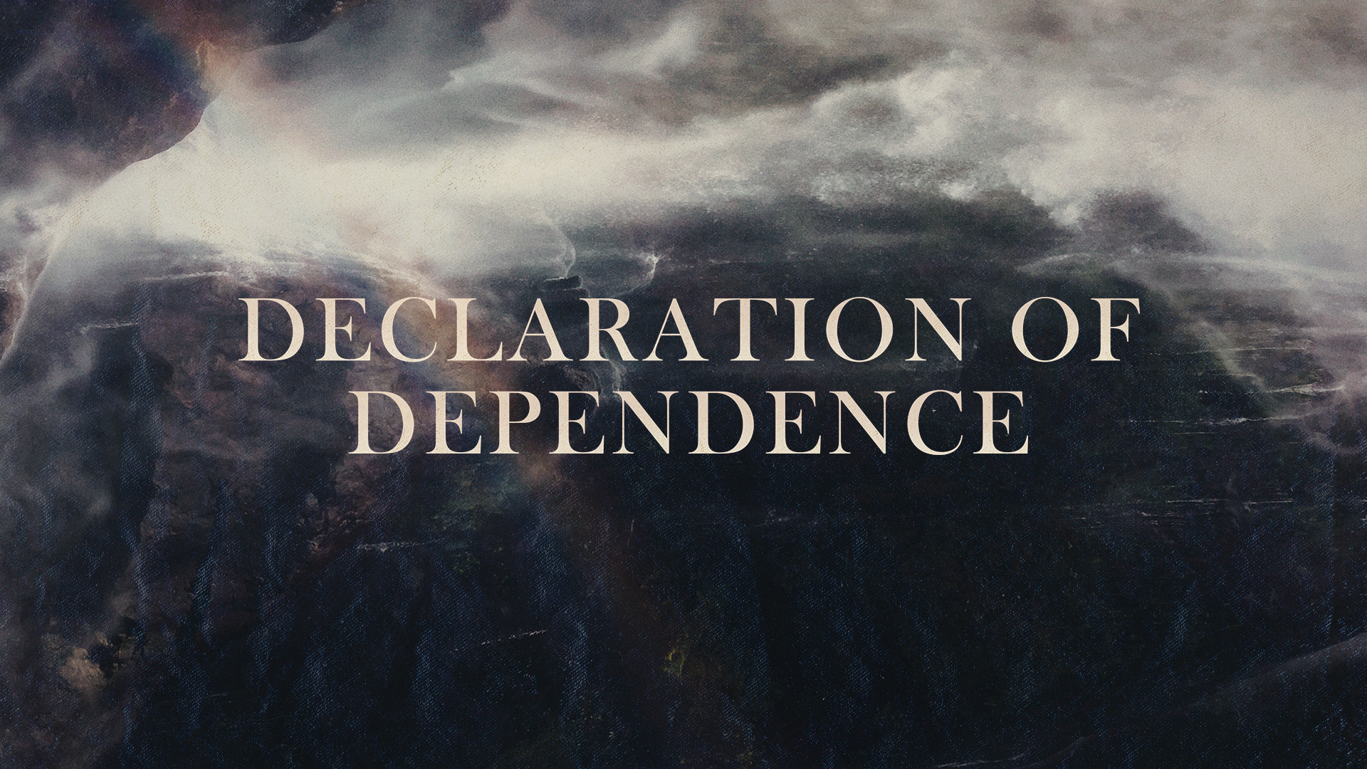 Declaration of Dependence episode artwork