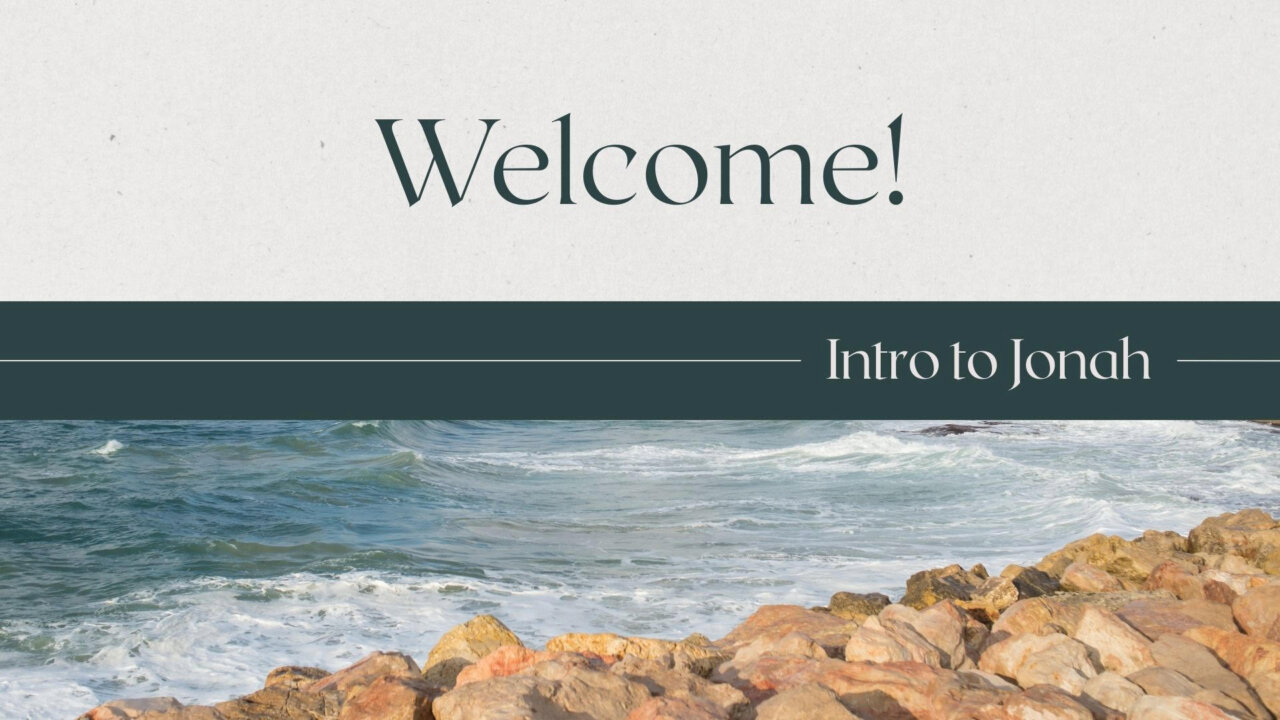 Intro to Jonah | Calvary Chapel Southeast