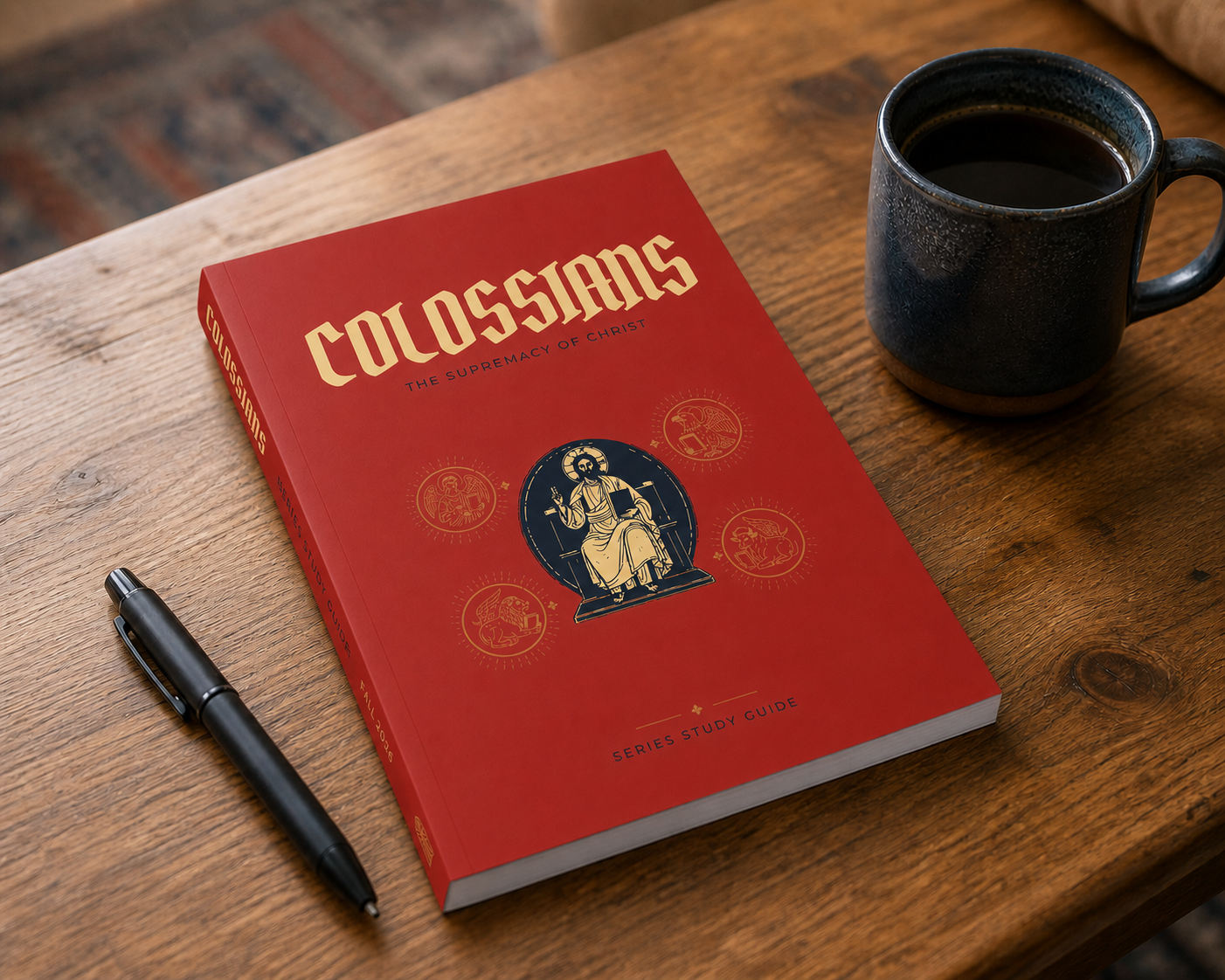 Colossians booklet on table