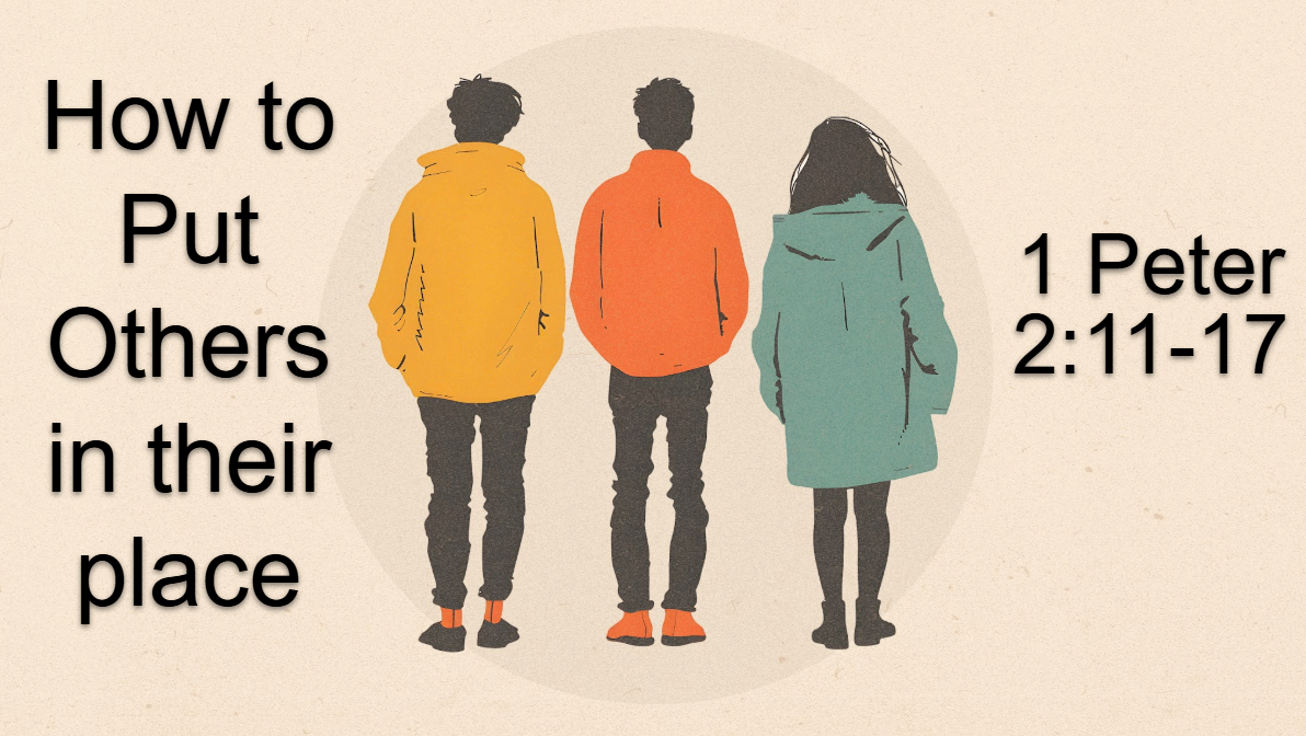 How to put others in their place | FBC Danville, AR