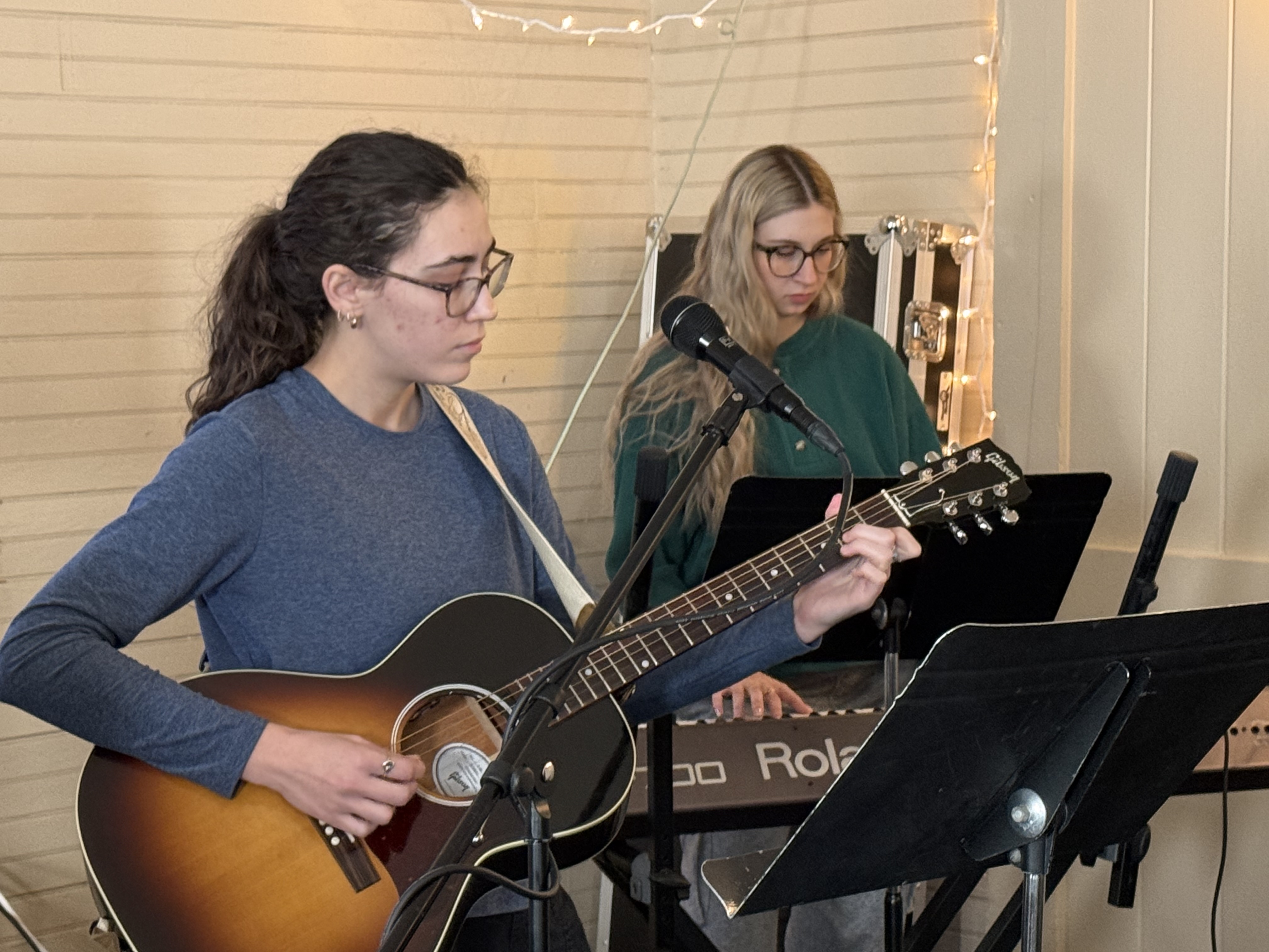 Praise and worship at Women's Retreat